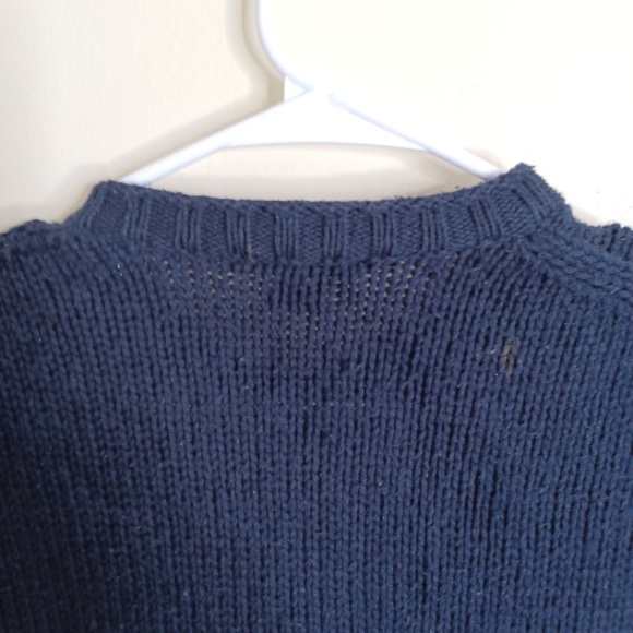 J.CREW Men's Cotton Knit Crewneck Sweater in Black. Size: Small - Picture 13 of 15